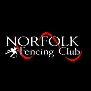 Norfolk fencing club swoosh
