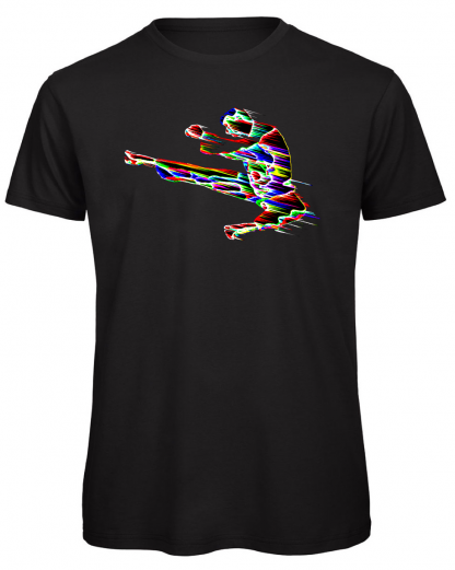 Karate kick jump t-shirt