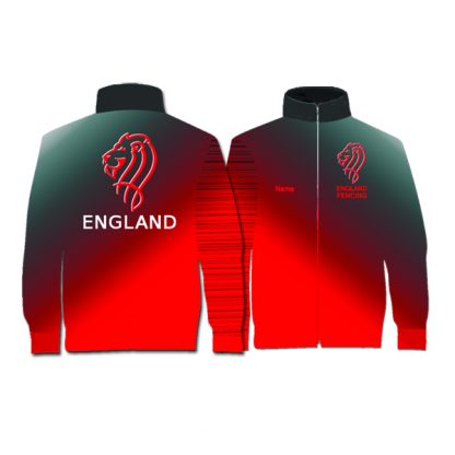 England Fencing tracksuit top